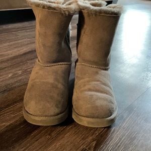 Grey Bailey Bow UGGs